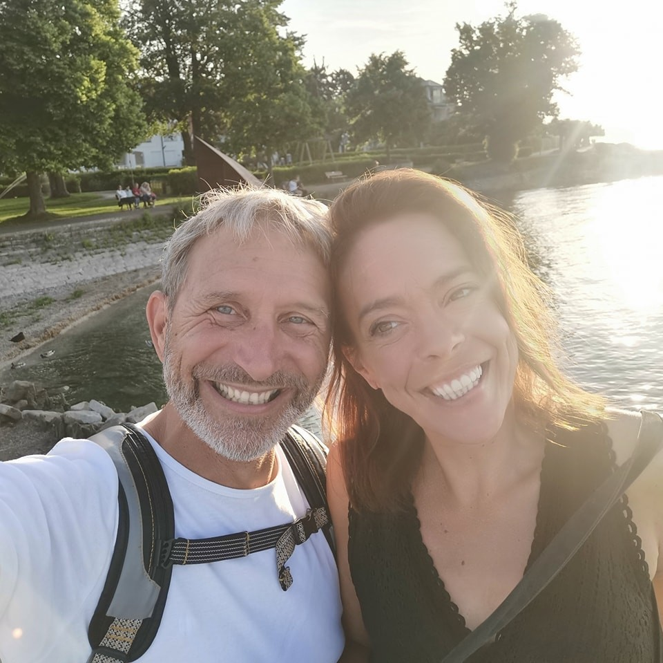 Rémy Courseaux et sa compagne